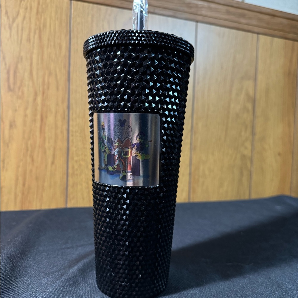 Studded Disney Kingdom Hearts Black Tumbler‎ with Logo NWT